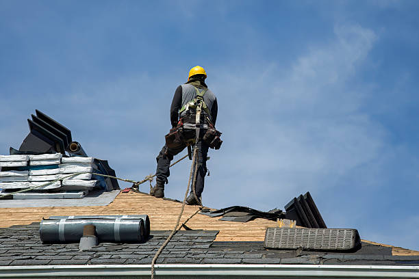 Professional Storm Damage Roof Repair technician working in Knotts Island, NC